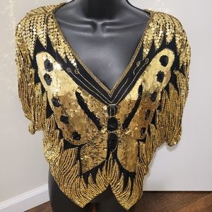 Vintage Sequin Top